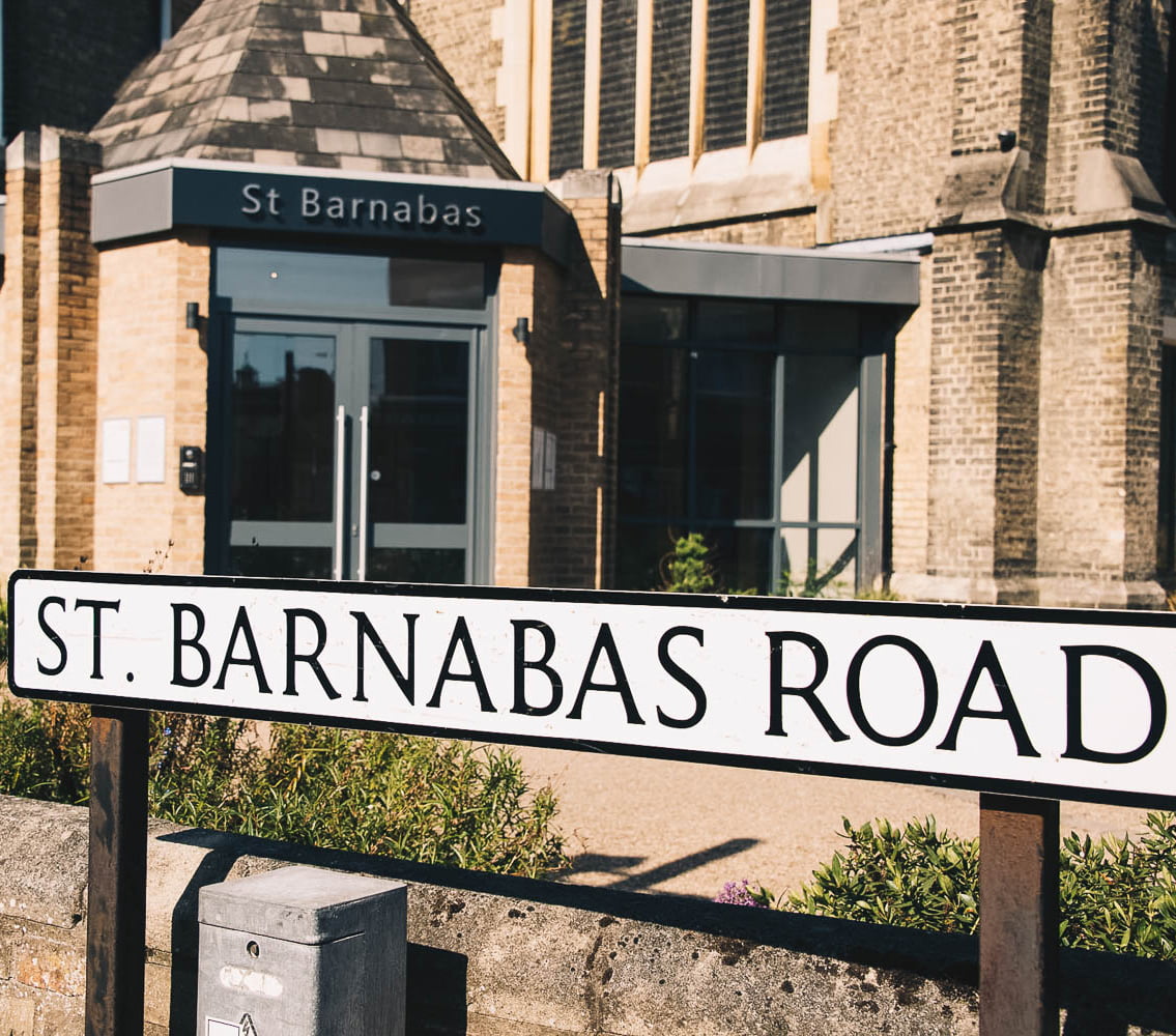 Photo showing the location of the Cambridge antenatal clsses at St Barnabas Church, Cambridge